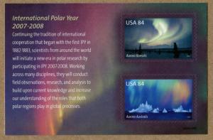 4123 US 84c International Polar Year SA, MNH SS/2 cv $4.25