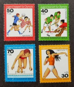 Germany Berlin Sports 1976 Hockey Swimming Handball Games (stamp) MNH