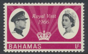 Bahamas  SG 272 SC# 229 MVLH  Royal  Visit 1966 see scans