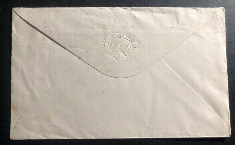 1947 Coatbridge England Postage Due Cover To Balzers Liechtenstein
