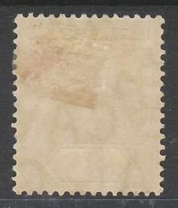 LEEWARD ISLANDS 1912 KGV 3D ON WHITE BACK WMK MULTI CROWN CA