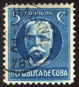 1925, Cuba 5c, Used, Sc 276