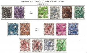 Germany 617 / 633 Overprints