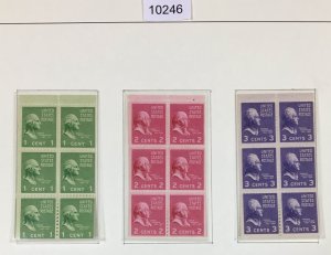 MOMEN: US STAMPS  # 804b / 807a MINT OG NH BOOKLET  COLLECTION LOT # 10246