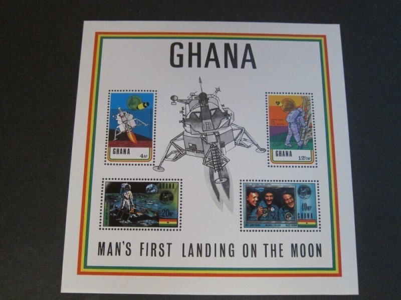 Ghana 1970 Sc 389a Bird,space set MNH