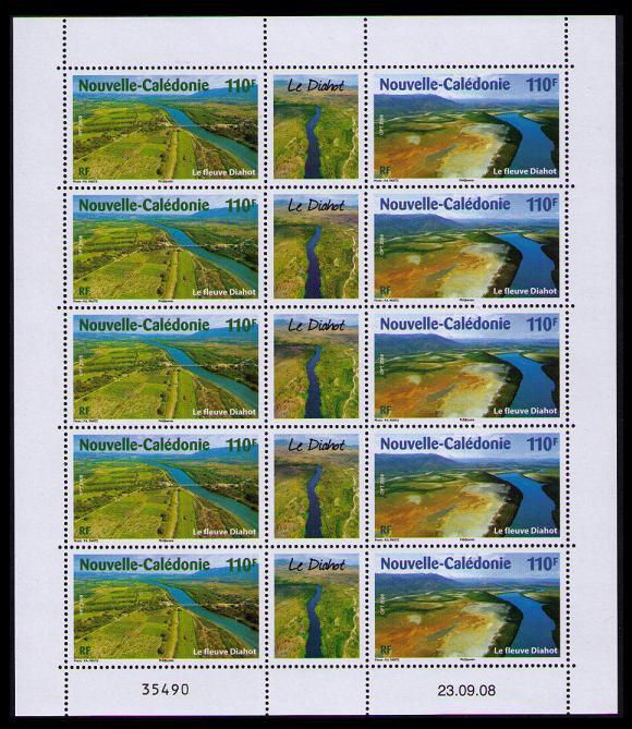 New Caledonia Nature Sheetlet of 10v SG#1456-1457 MI#1480-1481