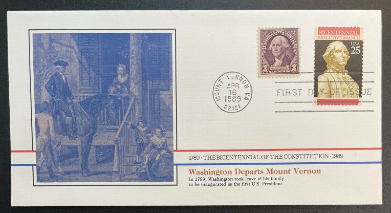 US #2412-2415 FDC (4 Covers) -Bicentennial Constitution 1787-1987 [BIC64-82oE]