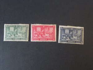 Norway 1914 Sc 96-8 set MH(HR)