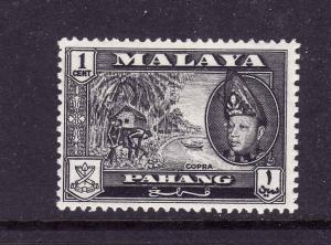 Malaya Pahang-Sc #72-unused,hinged-1c black-1957-62-