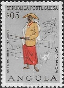 1956 Angola  Man of Malango SC#395 Used