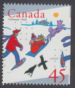 Canada - #1627as Christmas Booklet Stamp - MNH