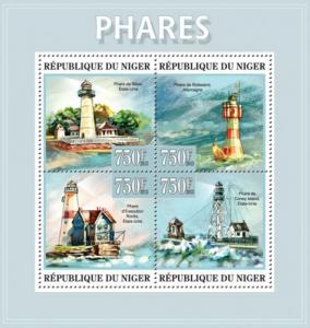 NIGER 2013 SHEET LIGHTHOUSES nig13320a