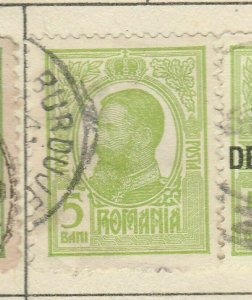 A5P48F143 Romania 1909-18 Typo 5b used-