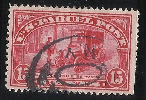 Q7 15c Used F/VF Centering Lower right perfs trimmed