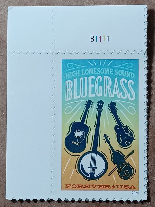 United States #5844 (68c) Bluegrass MNH plate #B1111 (2024)