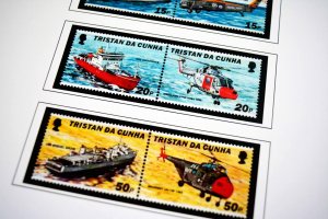 COLOR PRINTED TRISTAN DA CUNHA 1952-2010 STAMP ALBUM PAGES (139 illustr. pages)