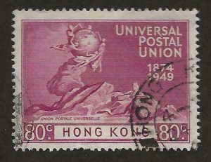HONG KONG SC# 183  FVF/U  1949