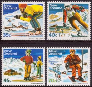 New Zealand 1984 Ski-Slope Scenery Set of 4 SG 1336-1339 MNH