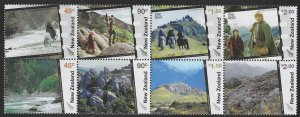 New Zealand, Scott#1963b,  strip,  mint, never hinged, Lord of the Rings, Scenes