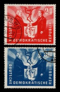 Germany DDR #80-81 used