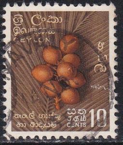 Ceylon # 349, King Coconuts, Used