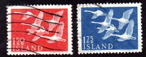 ICELAND 298-9 USED SCV $13.10 BIN $5.25 BIRDS