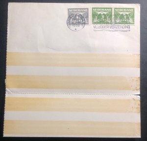 1936 The Hague Netherlands Typewriter Commercial Postcard Cover To Hollywood USA