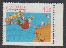 Australia SG 1181a  FU -    from booklet imperf  bottom r...