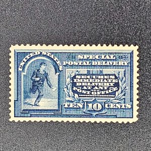 US E5 Special Delivery VF-XF OG-D  Strong Blue color and clean Gum CSV 625.00