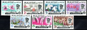 Malaysia Johore #169-75 F-VF Unused CV $4.55 (A585)