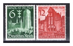 Germany Reich Scott # 492 - 493, mint nh