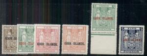 COOK ISLANDS #103-8, Complete set, og, 103-5NH/106-8VLH, VF, Scott $1,265.00