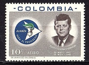 COLUMBIA 1963 Scott C455 John F. Kennedy Only $0.25