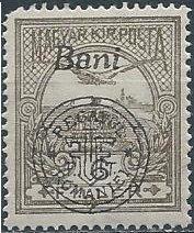 Hungary 6N3 (mh) 6b turul, ovtpd Regatul Romaniei (1919)