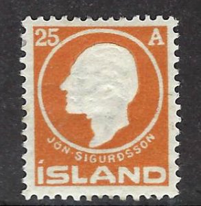 Iceland SC#91 Mint F-VF SCV$25.00...Fill key spots!