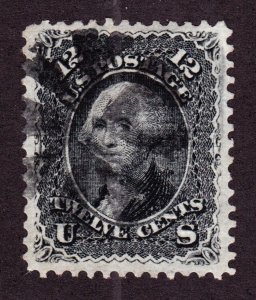 US 90 12c Washington Used w/Fancy Cancel VF SCV $400