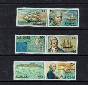 Aitutaki: 1974  Bicentenary of William Bligh's Discovery of Aitutaki,   MNH Set