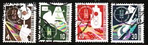 Germany-SC#698-701-Used set-Transport & Communicat-cv$42.00-