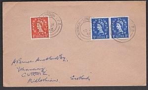 GB 1958 cover NORWICH - LONDON TPO railway cancel..........................57385