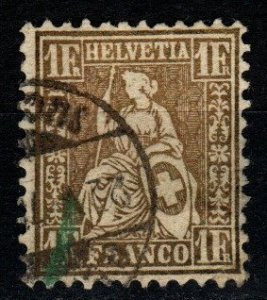 Switzerland #50 F-VF Used CV $130.00