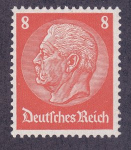 Germany 404 MNH 1933 Hindenburg 8pf Deep Orange Issue VF-XF