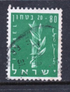 Israel  Scott # 124 used single