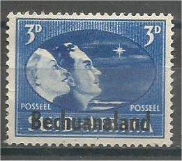 BECHUANALAND, 1945, MNH 3p, Peace Issue, Scott 139a