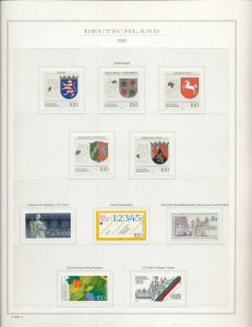 Germany 1992/93 MNH On 13 Pages Insects Art (Apprx 130 Items)W3477