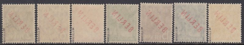 GERMANY - BERLIN MNH** Mi 19-34 - SIGNED SCHLEGEL - cv 1700$