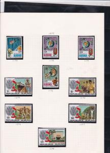 burundi stamps page ref 16917