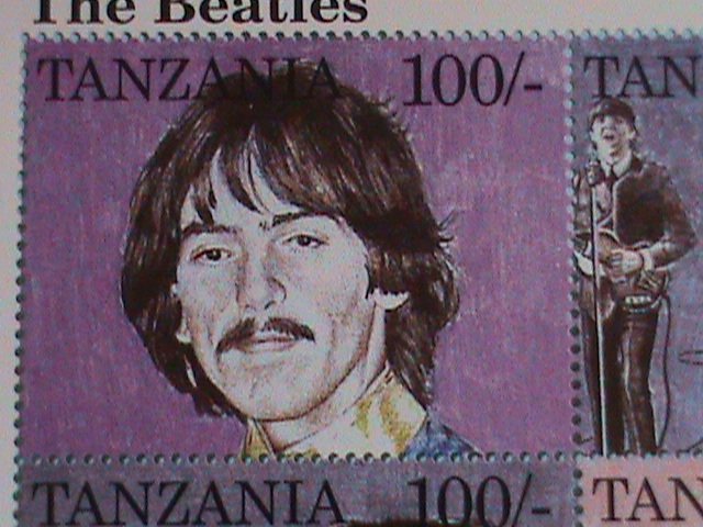 ​TANZANIA STAMP:1995 SC#1334 THE BEATLES  MNH STAMP SHEET.