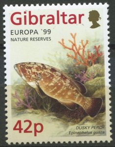 Gibraltar  Sc#797 MNH, 42p multi, Europa (C.E.P.T.) 1999 - Parks and Gardens ...