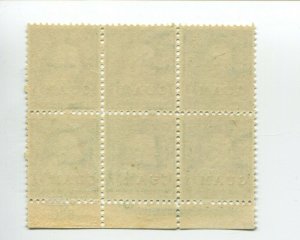 Guam 1 Overprint Mint Plate Block of 6 Stamps NH (Bz 705)