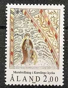 Finland-Aland Isls.  44 MNH 1990 2m Fresco